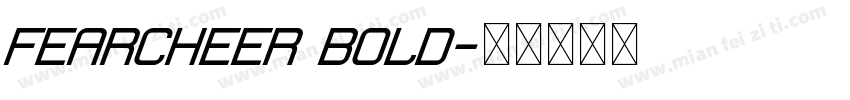 Fearcheer Bold字体转换